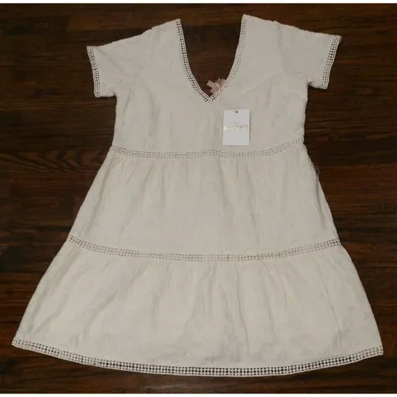Show Me Your Mumu Midsummer Lined Ivory Cia Mini Dress Women's Size XS NWT - Picture 1 of 2
